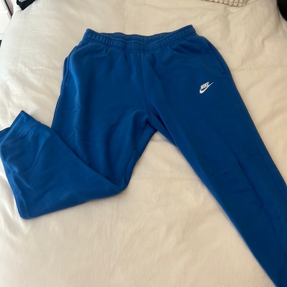 Nike, joggers, blue